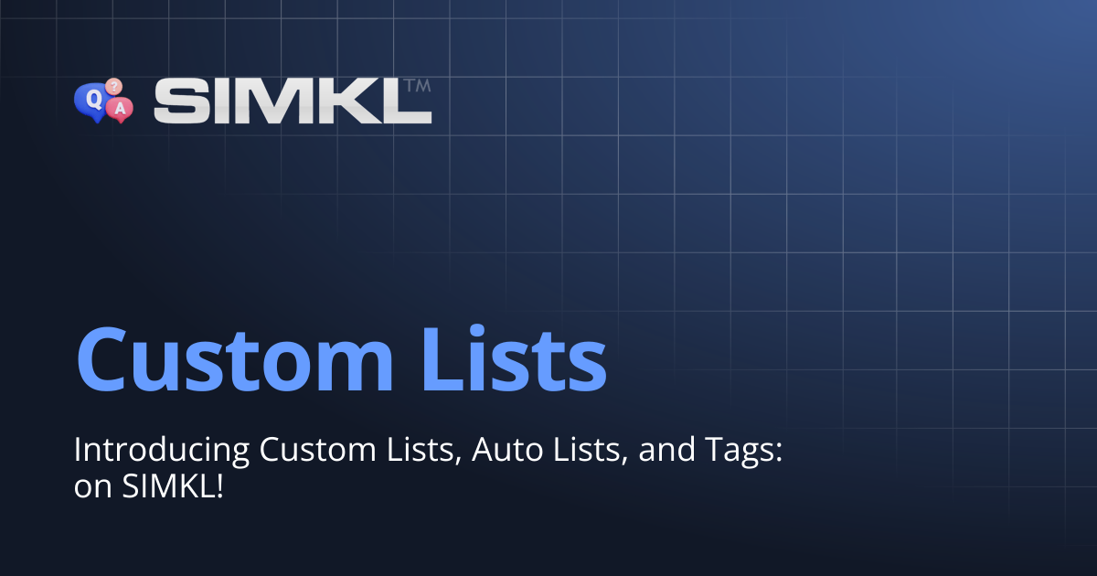 Custom Lists | How to use Simkl
